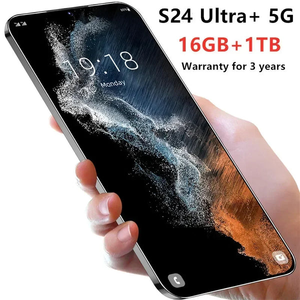 Versão Global Original Smartphone S24 Ultra 16G 1TB Telefone 72MP Câmera Celular Daul Card 6800mAh 4G 5G Celular